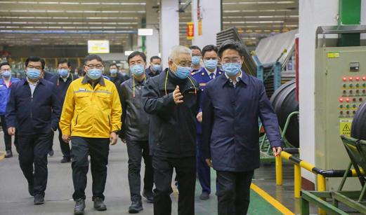 河南焦作市委副書(shū)記、市長(zhǎng)李亦博，市委常委、常務(wù)副市長(zhǎng)郭鵬等進(jìn)行現(xiàn)場(chǎng)調(diào)研